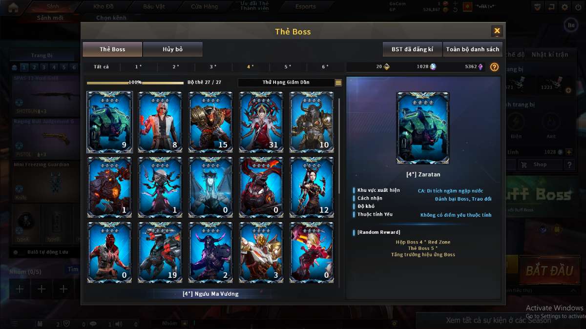shop acc cf uy tin gia re